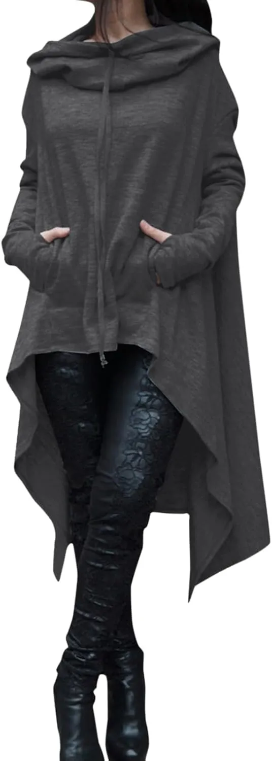 Womens Slub Knit Full-Zip Hoodie Women Loose Hoodie Long Hooded Tops Ladies Sweatshirt Sweaters Casual Fashion