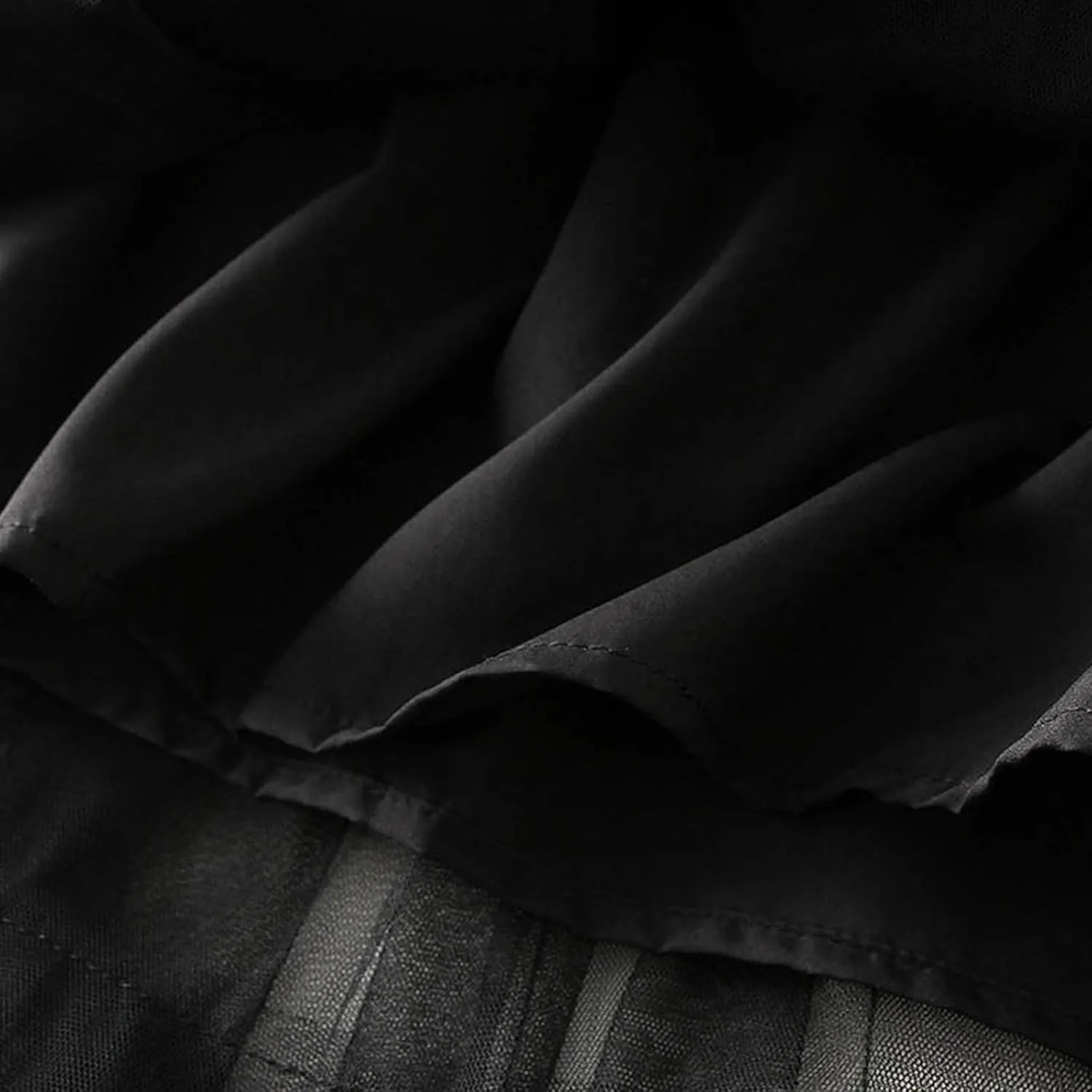 Women's Tulle Skirt,Tutu Skirt,A-Line Mesh Midi Skirtasymmetrical Pleated Elastic High Waist Layered St.