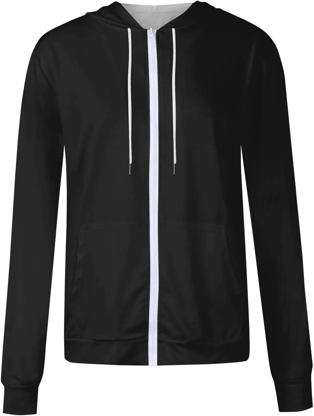 Womens Zip Up Hoodies Casual Oversized Fleece Sweatshirts Long Sleeve Jacket with Pockets 2024 Fall Sweatshirts