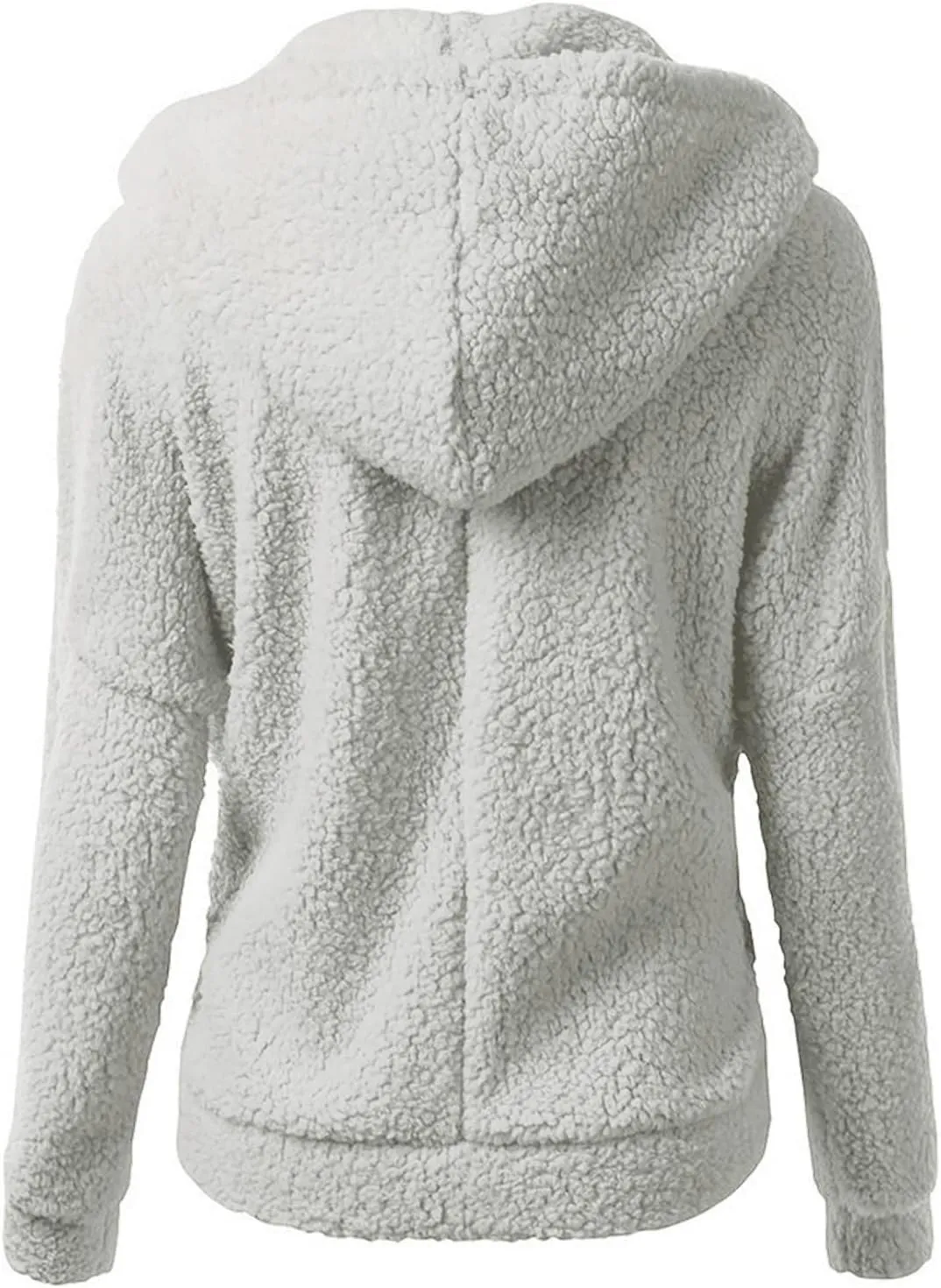 Womens Zip Up Hoodies Lightweight Fleece Lined Fall Winter Coats Comfy Warm Plus Size Sherpa Jackets with Pockets