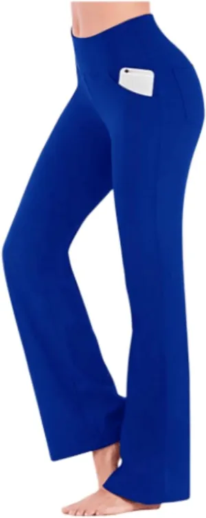 Yoga Pants Women High Waist Elastic Trousers Workout Trousers Work Pants Flare Leggings Bell Bottom Pant 2025